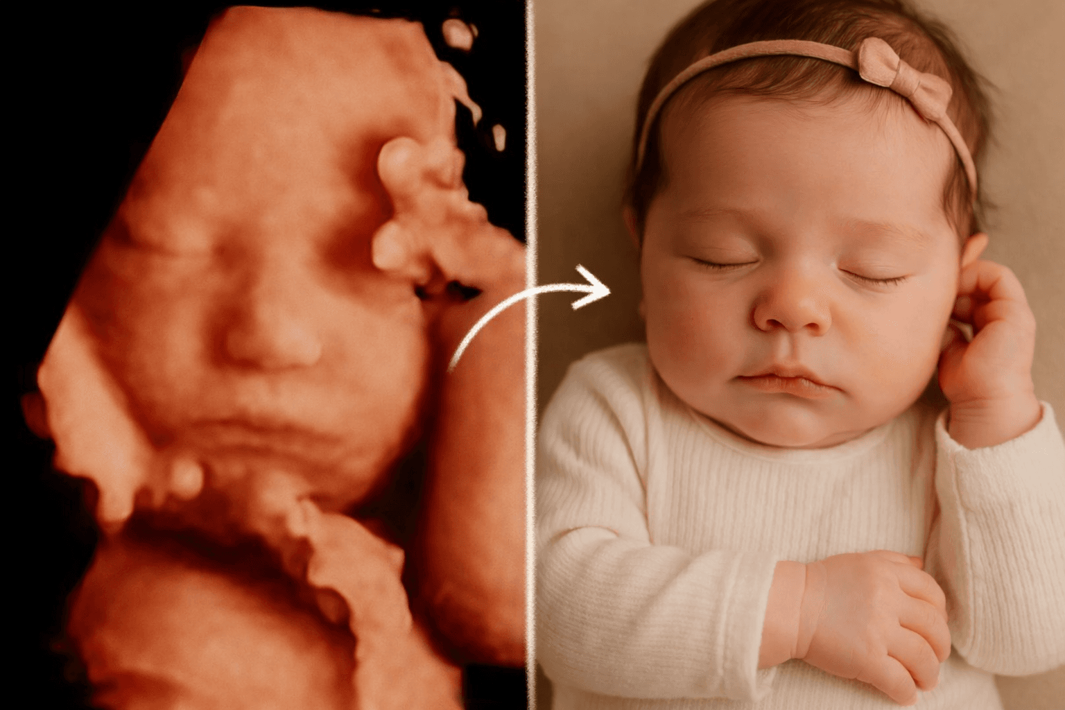 Baby ultrasound and preview